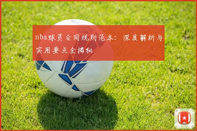 nba球员合同规则范本：深度解析与实用要点全揭秘